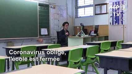 A Hong Kong, un professeur donne ses cours par des vidéos en ligne