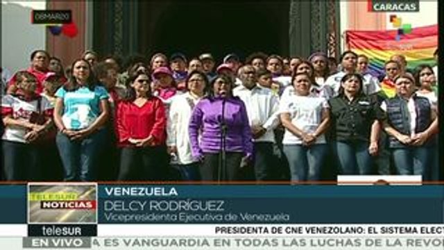 Delcy Rodríguez: EE.UU. teme a la democracia de Venezuela