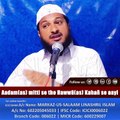 Aadam mitti se tho Hawwā Kahañ se aayi -- Hafiz JAVEED USMAN Rabbani ! best islamic lecture