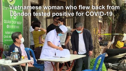 Hanoi street under quarantine after new coronavirus case