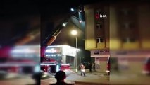 Ümraniye’de mobilya mağazasının çatı katında yangın