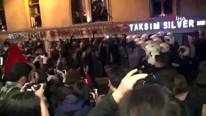 Taksim’de izinsiz gösteride 34 kişi gözaltına alındı