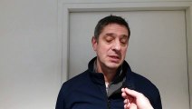 Hockey sur glace Interview de Antoine Richer, Coach des Corsaires de Dunkerque, 08/03/2020 (D1 – ¼ de finale match 1 & 2 Cergy-Pontoise VS Dunkerque)