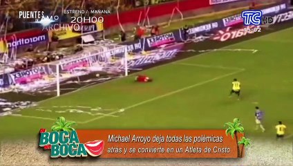 Michael Arroyo deja todas las polémicas atrás y se convierte en un Atleta de Cristo