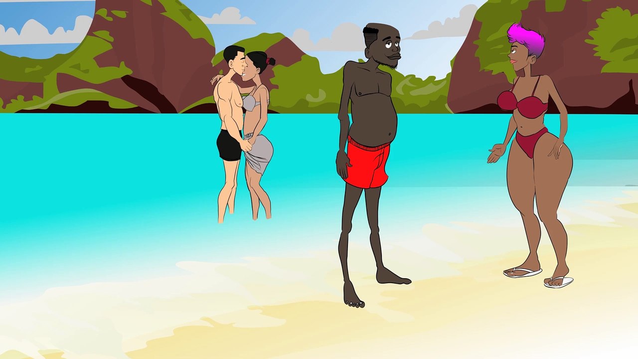 Scène sur la plage - La blague du jour