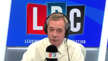 Nigel Farage takes on caller who says PM has "spirit" to beat virus
