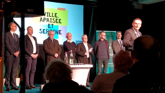 Élections municipales 2020 Arras - Présentation liste Frédéric Leturque Arras pour vous 1/5