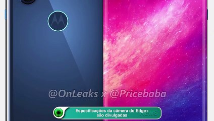 Especificações da câmera do Edge+ são divulgadas