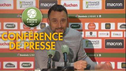 Conférence de presse RC Lens - US Orléans (1-0) : Philippe  MONTANIER (RCL) - Didier OLLE-NICOLLE (USO) - 2019/2020