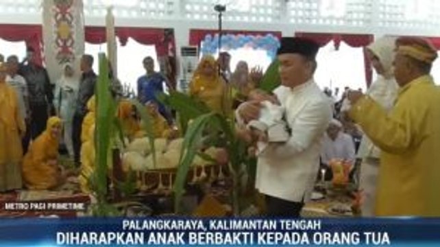 Acara Adat Pemberian Nama Anak Kesultanan Kutaringin