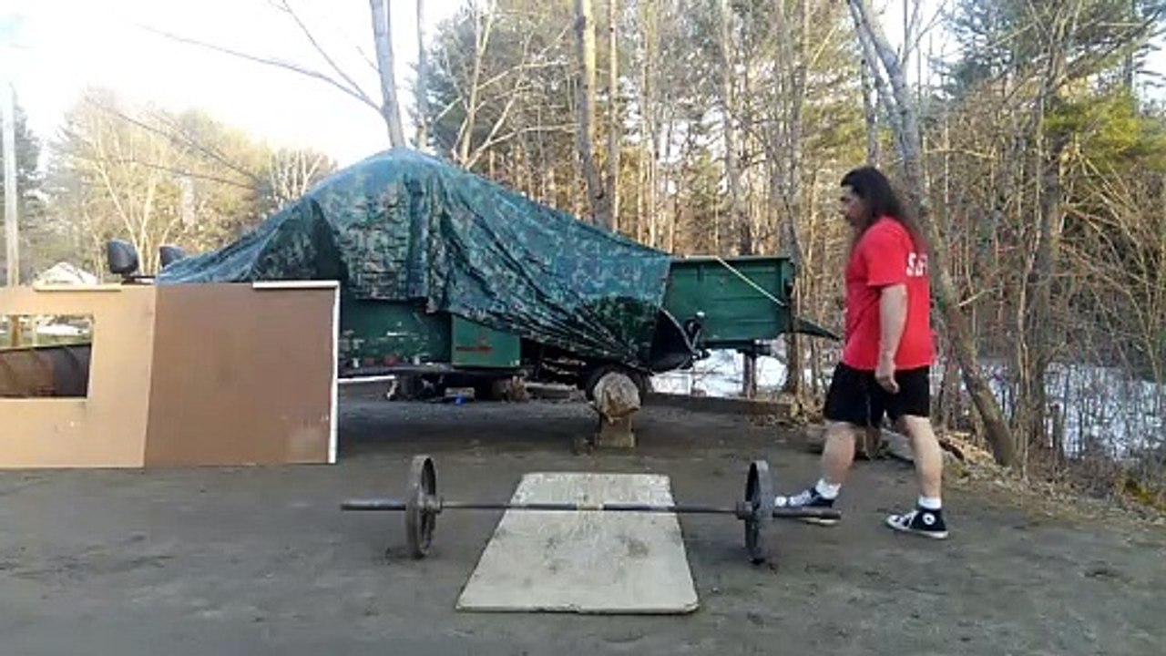 Hands Together Overhead Deep Knee Bend 135lb