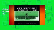 Citizenship under Fire: Democratic Education in Times of Conflict  Best Sellers Rank : #3