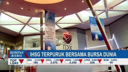 Dipengaruhi Corona, IHSG Terpuruk Bersama Bursa Dunia