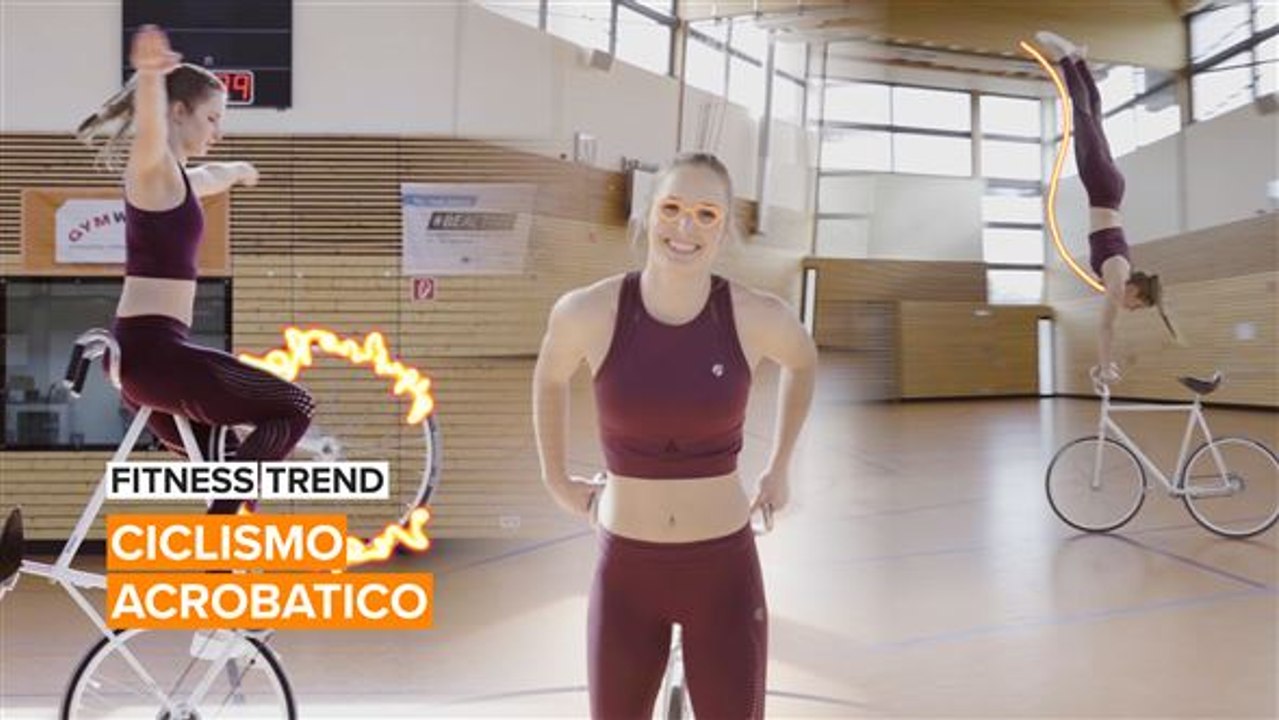 Fitness trend: ciclismo acrobatico