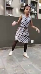 Girl dance performance