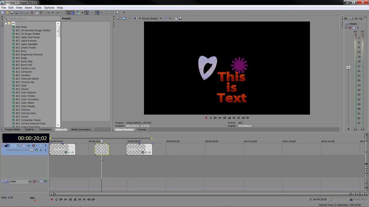 Vegas Pro 55 Motion Blur