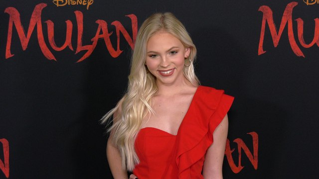 Jordyn Jones Mulan World Premiere Red Carpet Fashion