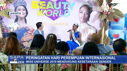 Hari Perempuan Internasional, Miss Universe 2019 Bahas Isu Kesetaraan Gender