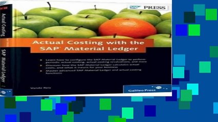 [Best Seller] Actual Costing with the SAP Material Ledger Full Access