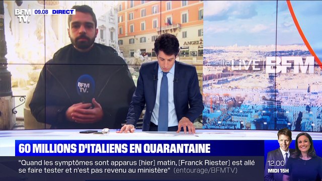 60 millions d'Italiens en quarantaine - 10/03