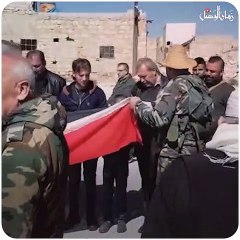 هكذا يشيع النظام الفقراء من جنوده..تشييع المجند أحمد ماجد تيت من قرية بيانون بريف حلب الشمالي- سوريا
