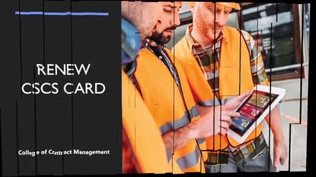 Renew cscs card