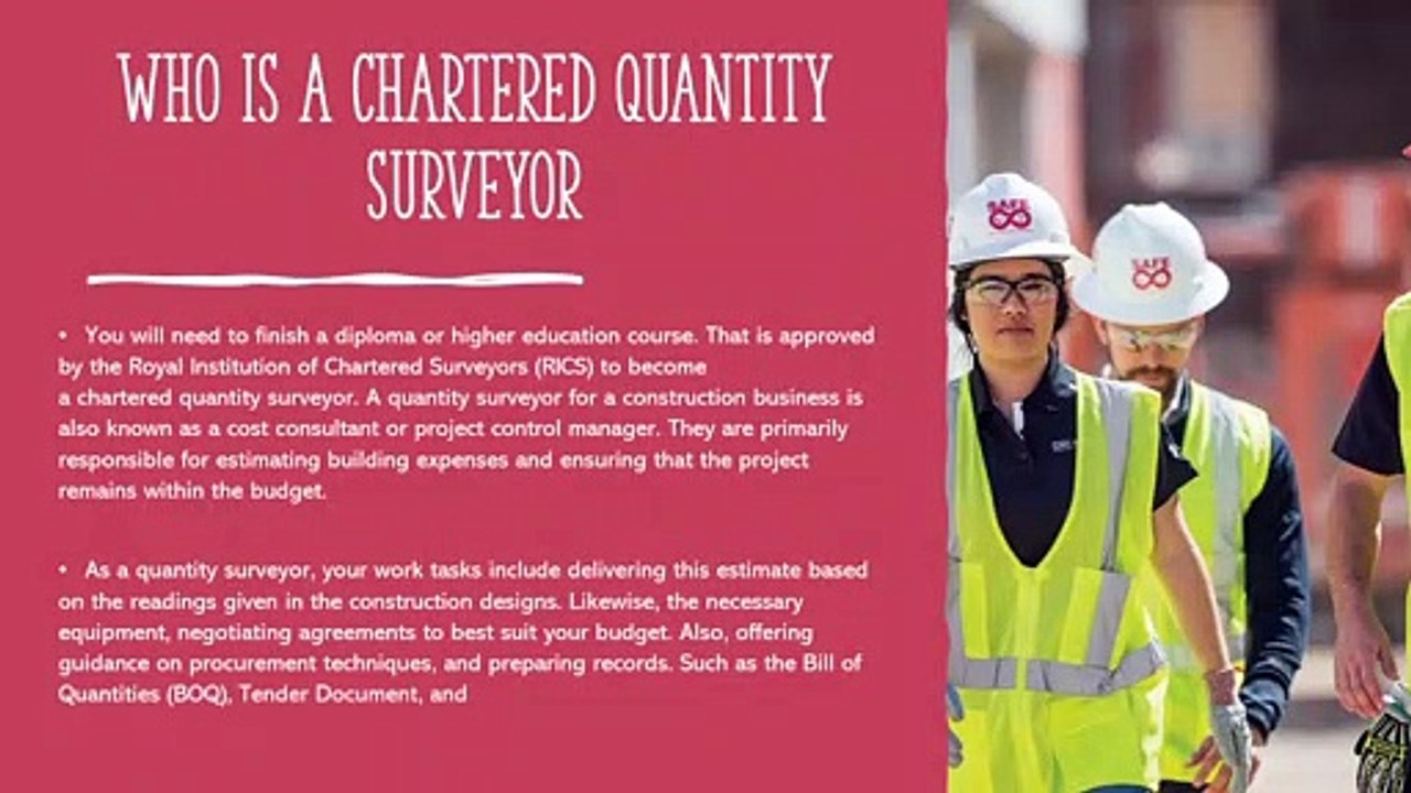 quantity surveyor