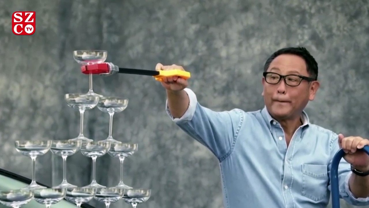 Başkandan şampanya testi