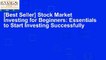 [Best Seller] Stock Market Investing for Beginners: Essentials to Start Investing Successfully