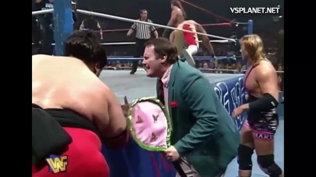 Undertaker, Shawn Michaels, Diesel vs Yokozuna, Owen Hart, British Bulldog, RAW 9.10.1995