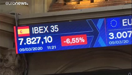 Timide rebond pour les bourses européennes après un lundi noir