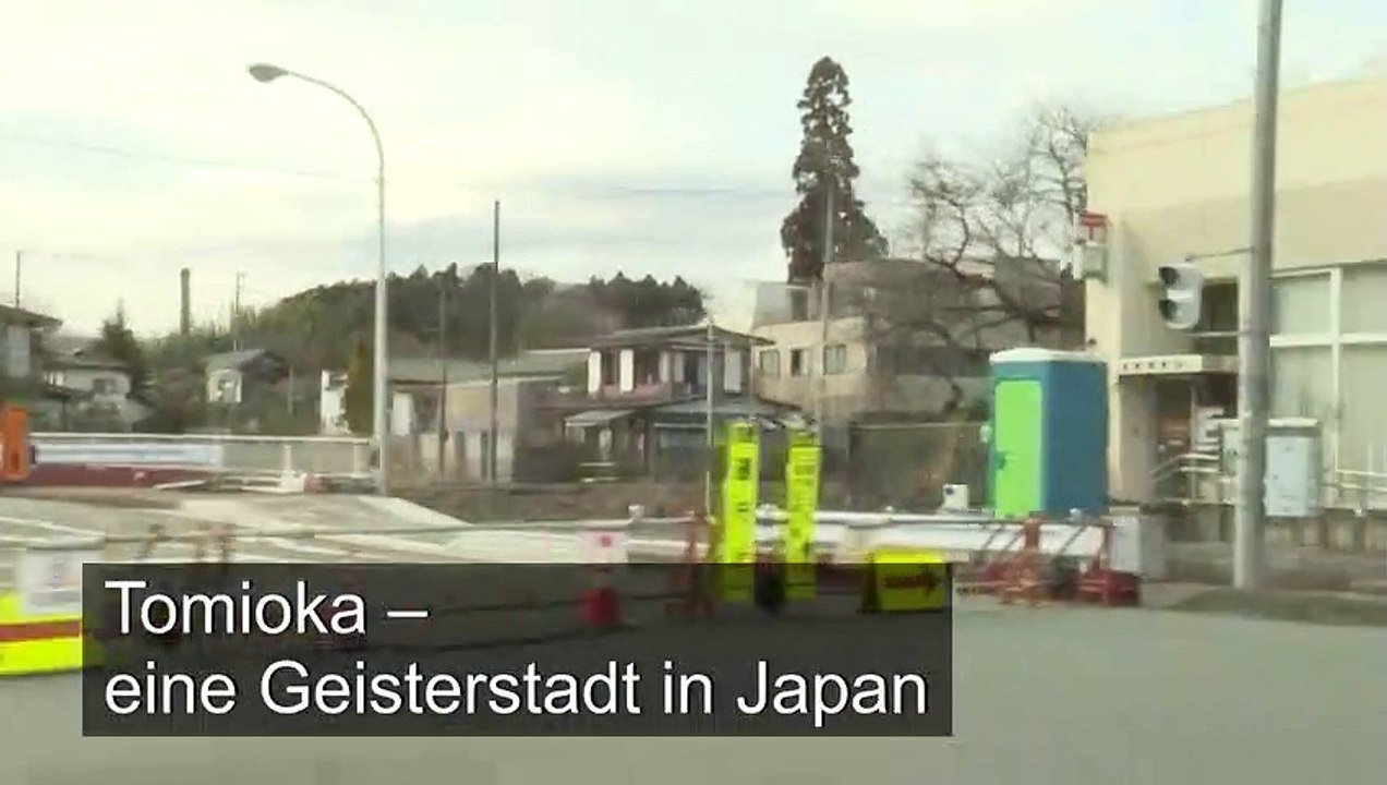 Tomioka: geisterstadt im strahlensperrbezirk um fukushima