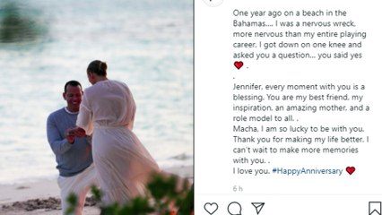 Alex Rodríguez recuerda el momento que pidió matrimonio a Jlo