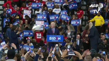 Primaire démocrate: "Vous serez entendus", promet Joe Biden dans le Michigan