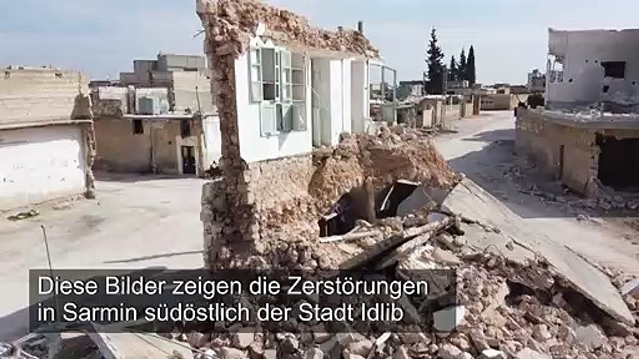 Idlib liegt in Trümmern