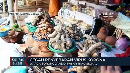 Warga Borong Jahe Di Pasar Tradisional