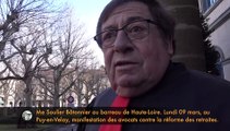 Grève des avocats 09/03/20, au Puy-en-Velay