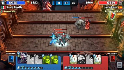 Partida del Dia VS Leonidas / "CASTLE CRUSH"