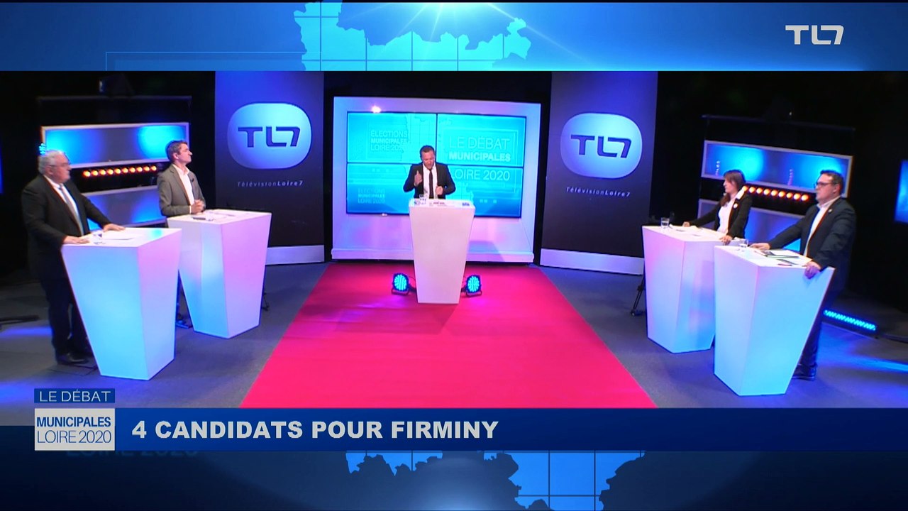 Municipales : 4 candidats à Firminy débatent sur TL7