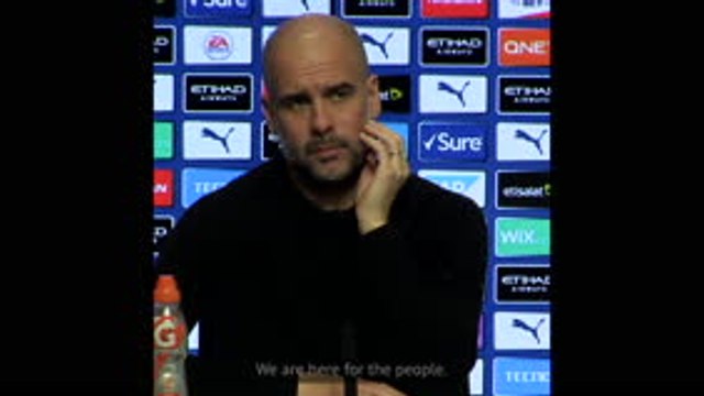 Pep would prefer not to play than play behind closed doors