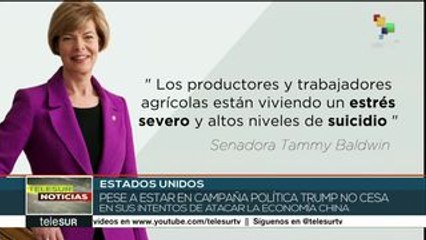 EEUU: guerra comercial contra China comienza a afectar a productores