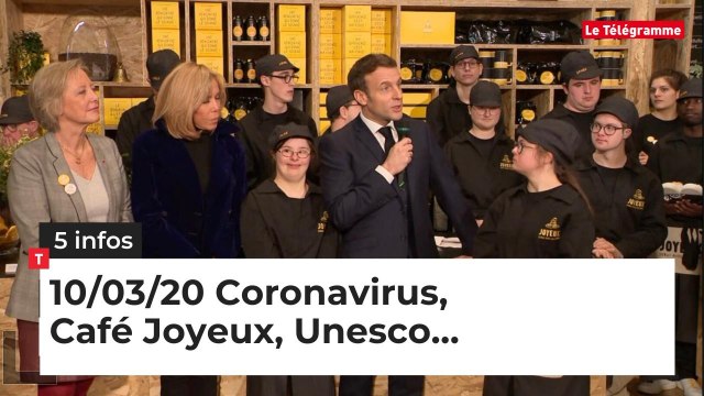 Coronavirus, Café Joyeux, Unesco… Cinq infos bretonnes du 10 mars