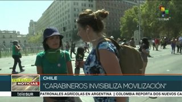 Chile: jornada de movilizaciones feministas toma Santiago