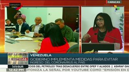Gobierno Venezuela implementa medidas para evitar ingreso de COVID-19