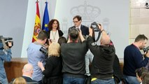 Illa y Montero en rueda de prensa tras Consejo de Ministros