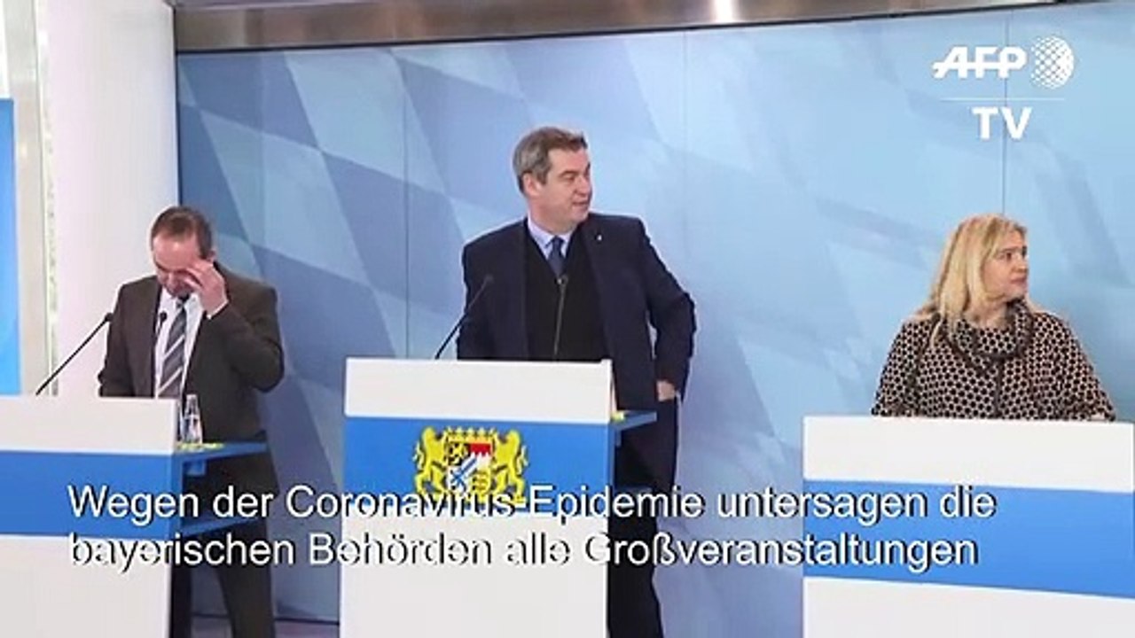 Bayern verbietet alle Großveranstaltungen
