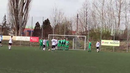Das 5:3 von Joshua Busching (Hahle) gegen FC Lindau