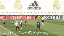 El Real Madrid ya entrena sin el lesionado Courtois