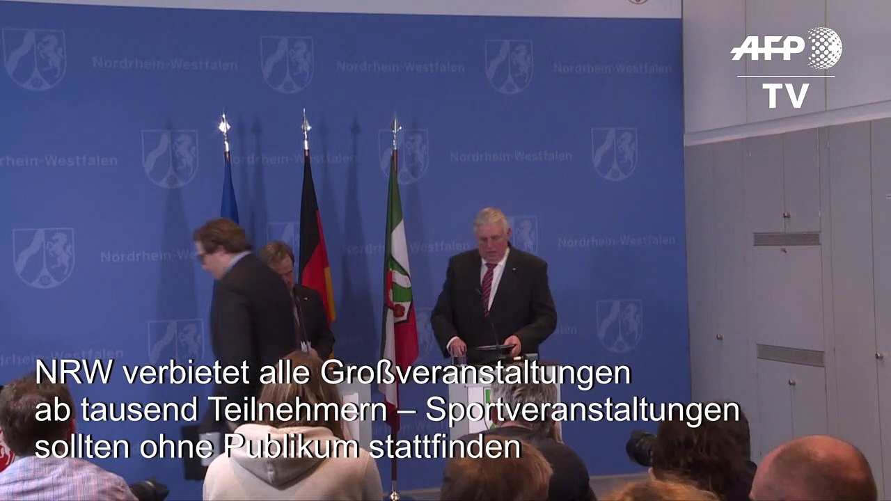 NRW untersagt alle Großveranstaltungen