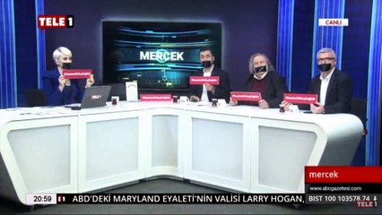 Tele 1 ekranlarında tutuklu gazeteciler için sessiz protesto: “Gazetecilik suç değildir!”